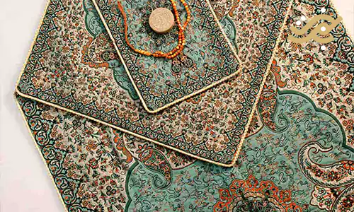 سجاده نماز با طراحی سنتی و مدرن